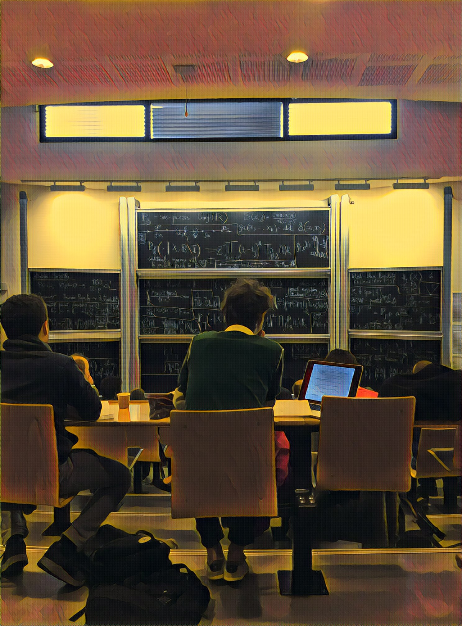 A very nice lecture hall at CIRM